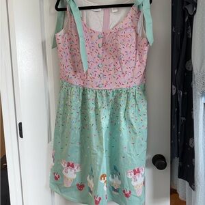 Women’s Mickey Ice Cream Print Dress - Loungefly Stitch Shope Shoppe Disney